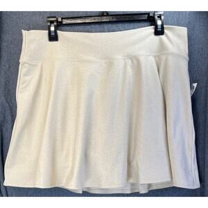 Old Navy Active Cloud+ Womens Cream XL Pullon Go-Dry Skort Outdoors